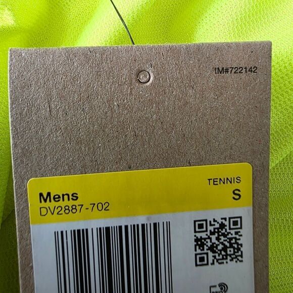 Nike Rafael Nadal Challenger Dri-Fit Crew Tennis T-Shirt Men's S Volt DV2887-702 - Picture 7 of 10